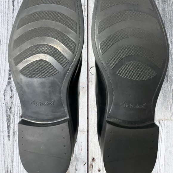 Belvedere Merlo Cap Toe Oxford Dress Shoes Black Leather Size 11D Made in Brazil main image 9